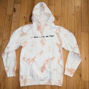 Selena Gomez white tie-dye hoodie #gomez #music